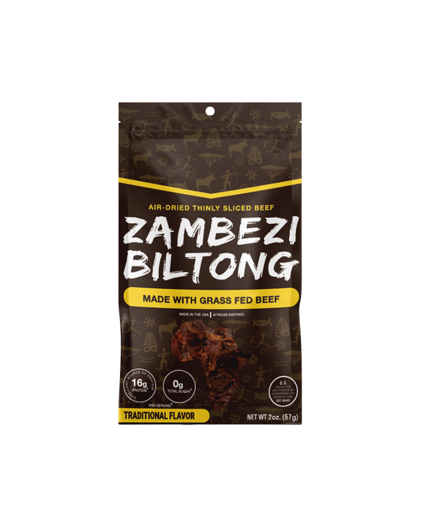 Biltong - Thin Sliced Air Dried Beef - Zambezi Biltong's Traditional Flavor