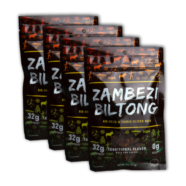 The Traditional Four - 4x(2oz Traditional Flavored Biltong)