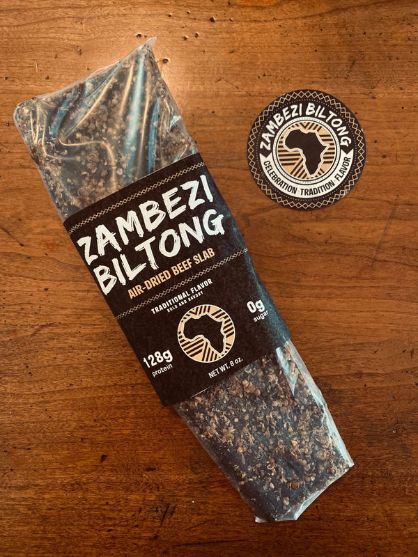Biltong Charcuterie Slab - Air Dried Beef - Zambezi Biltong's Traditional Flavor - Zambezi Biltong